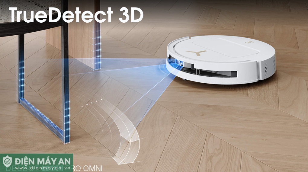 Robot hút bụi lau nhà Ecovacs Deebot T50s Pro OMNI - Đen/Trắng